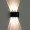 Quickway Imports Decorative Aluminum Wall Lamp for Indoors and Outdoors - 6W Cool White 4000K QI004493.BK.6W - alternate 7